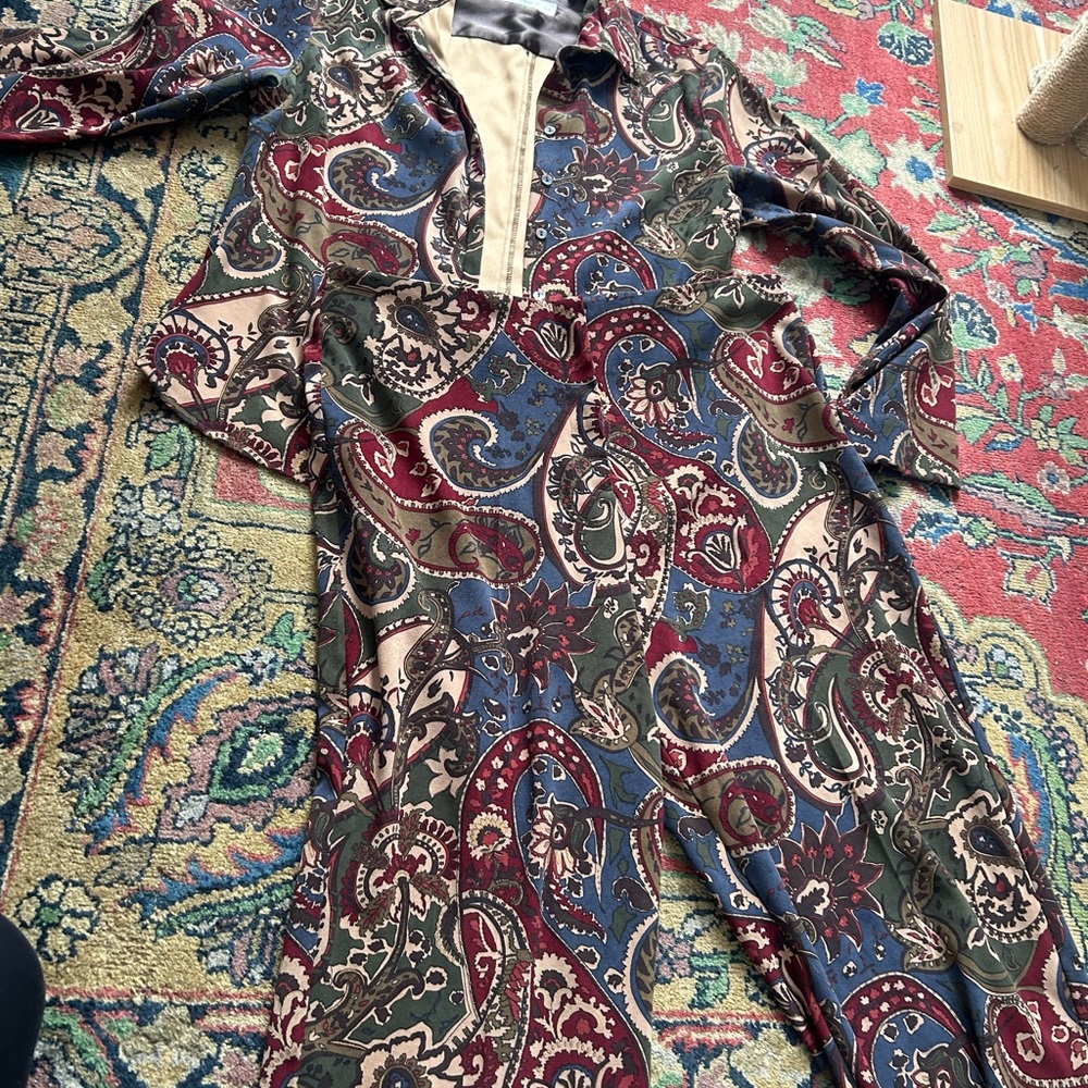 Vintage Paisley 2 Piece Matching Set